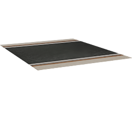 Perspective view of Cielo Performance Rug