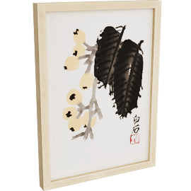 Perspective view of Qi Baishi, Yellow Berries