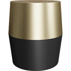 Perspective view of Gilded Stool