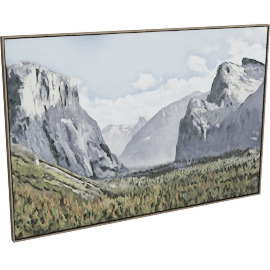 Perspective view of Mountain Artwork