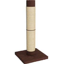 Perspective view of Cat Scratch Post, 41" H