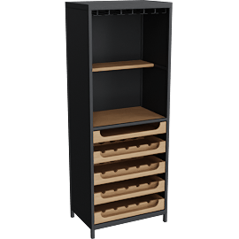 Perspective view of Teak Wine Bar