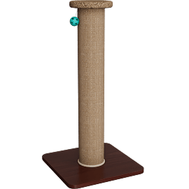 Perspective view of Cat Scratch Post, 32" H