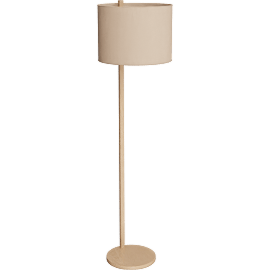 Perspective view of Everett Floor lamp 72h, Salt