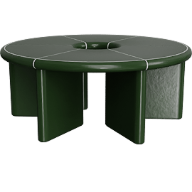 Perspective view of DEYA COFFEE TABLE