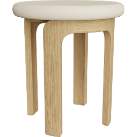 Perspective view of Anami Outdoor End Table