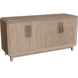 Perspective view of Clate 66 Natural Dining Server