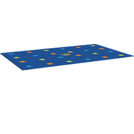 Perspective view of RUG-PREP-SQUARES-RECT 7'6"X12'