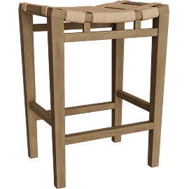 Perspective view of Norma Counter Stool