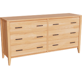 Perspective view of Luna Dresser