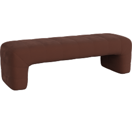 Perspective view of Edera Bench