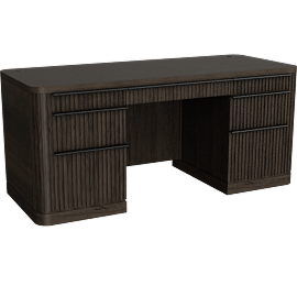 Perspective view of Durham Executive Desk