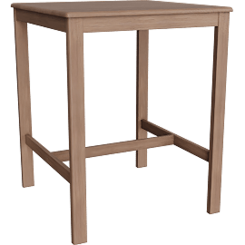 Perspective view of Capra Outdoor Bar Table