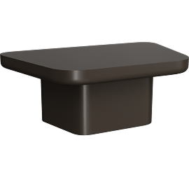 Perspective view of Digus Black Coffee Table