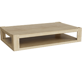 Perspective view of Devon 70" Coffee Table