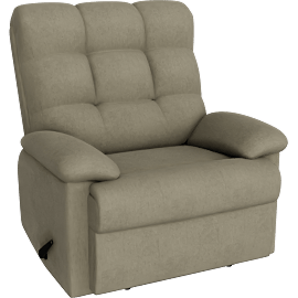Perspective view of Allister Sage Recliner
