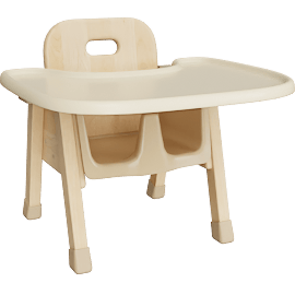 Perspective view of 8" MEALTIME CHAIR W/TRAY