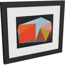 Perspective view of Henri Boissiere, Triangulation No. 3