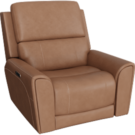 Perspective view of Hancock Brown 40 Power Zero Gravity Recliner