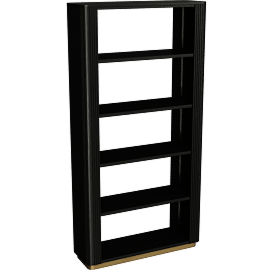 Perspective view of Finnley Bookcase