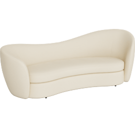Perspective view of LT Salon SOFA, Pocelain