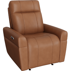 Perspective view of Bradford 34 Power Zero Gravity Recliner, Brown