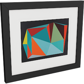 Perspective view of Henri Boissiere, Triangulation No. 4