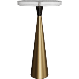 Perspective view of Hug Side Table