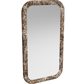 Perspective view of Vale Wall Mirror