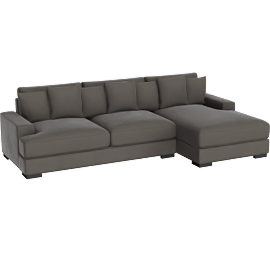 Perspective view of Nestle 140 2 Piece Sectional With Right Arm Facing Chaise