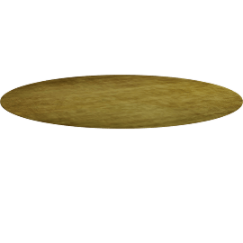 Perspective view of Salem Round Rug, Moss