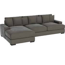 Perspective view of Nestle 140 2 Piece Sectional With Left Arm Facing Chaise