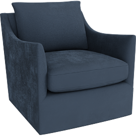 Perspective view of Barnes Swivel Chair