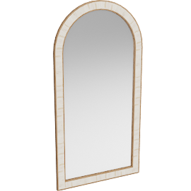 Perspective view of Hailey Floor Mirror