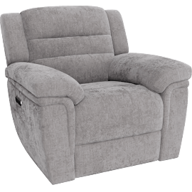 Perspective view of Richland Bristol Grey Power Recliner