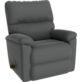 Perspective view of La-Z-Boy 35 Manual Rocker Recliner, Brix Grey
