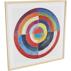 Perspective view of Robery Delaunay, Premier Disque