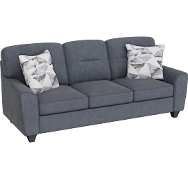 Perspective view of Nowen Blue Sofa