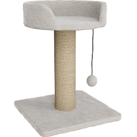 Perspective view of Cat Scratc Post / Cat Bed, 18" H