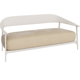 Perspective view of Nia 67" Outdoor Sofa