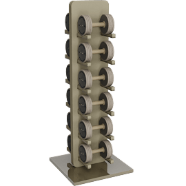 Perspective view of Personal Tools Dumbbells Vertical