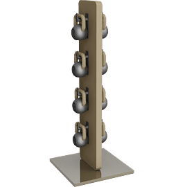 Perspective view of Personal Tools Kettlebells Vertical