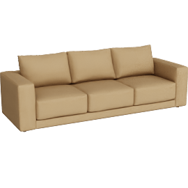 Perspective view of Gather 99" Grande Sofa