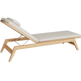 Perspective view of Sunrise Sun Lounger