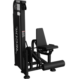 Perspective view of Benspark/Lårcurl Med Viktmagasin Svart - Recoil