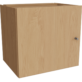 Perspective view of Beam 16w 12d Left-Door Insert