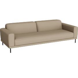 Perspective view of Ali 104” Bench Cushion Sofa