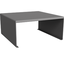 Perspective view of Beam 14.75w 15d Shelf Riser