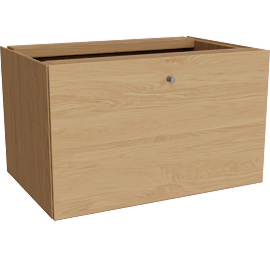Perspective view of Beam 24w 16d Drop-Down Surface Insert