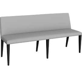 Perspective view of Ava 66” Banquette